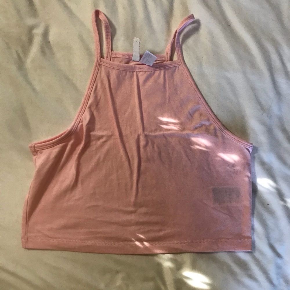 Pink crop top